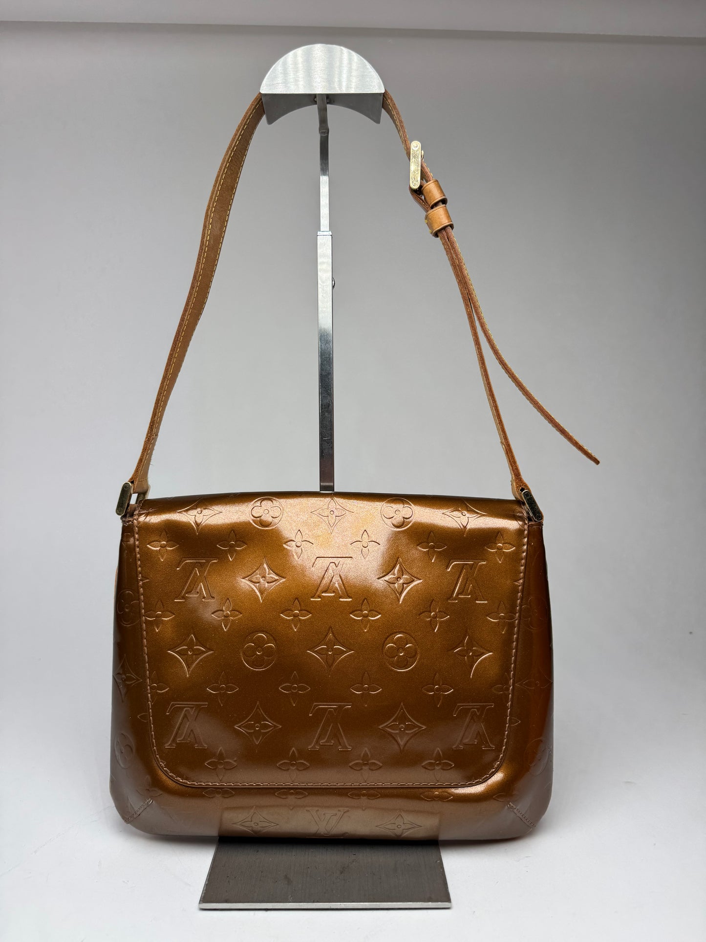 Vintage Louis Vuitton Vernis Leather Bag Brown