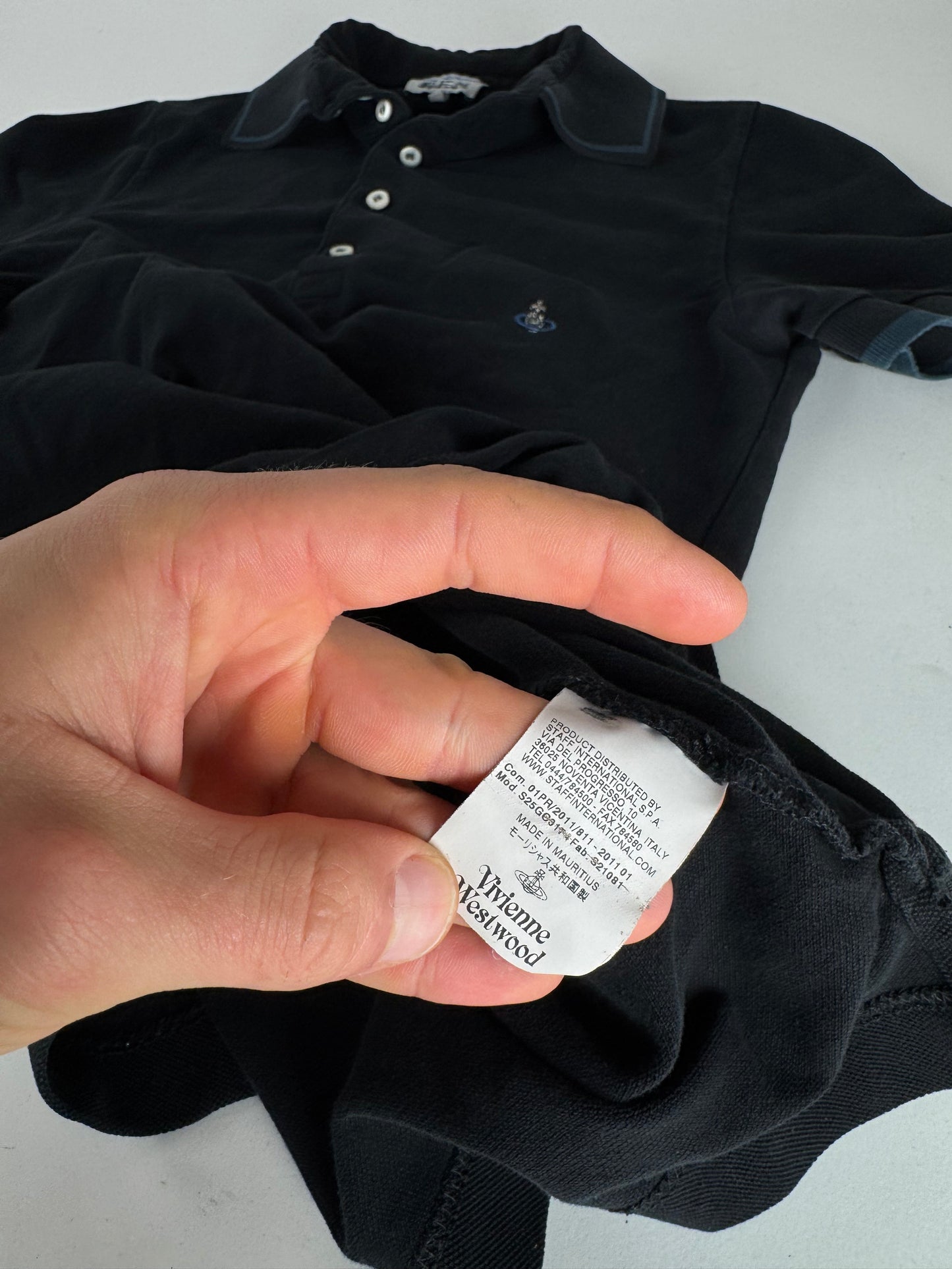 Vintage Vivienne Westwood Polo Shirt Black S