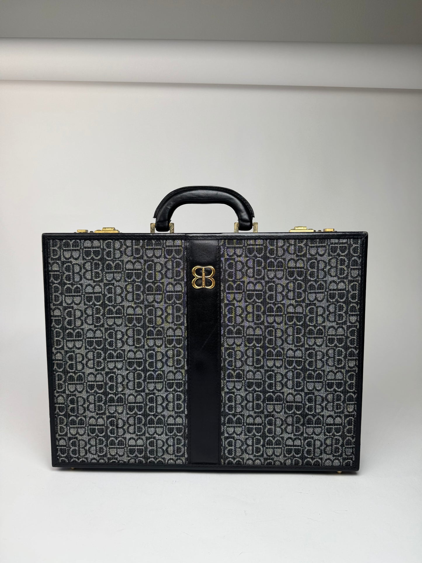 Vintage 70s Balenciaga Monogram Suitcase