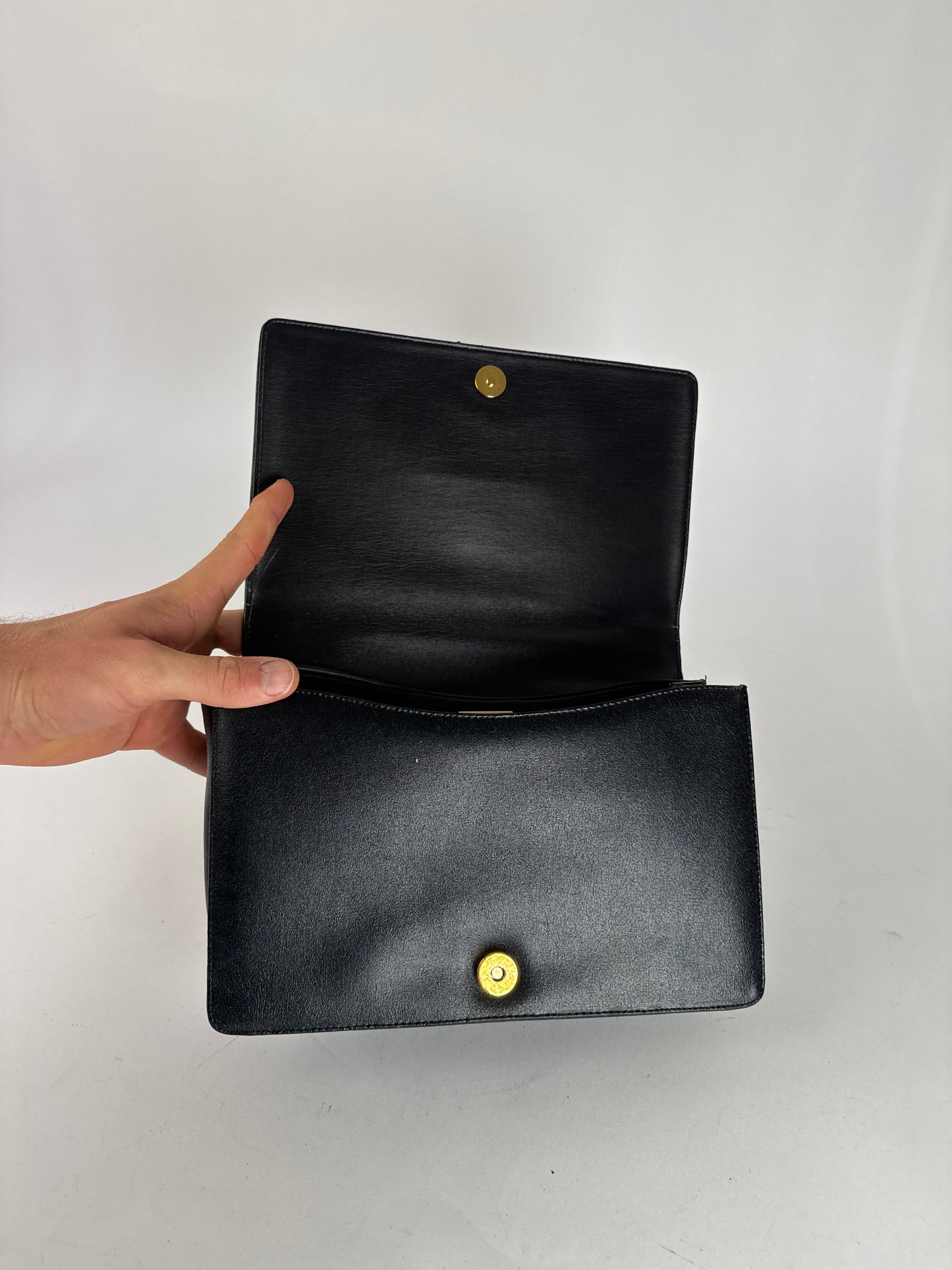 Vintage Givenchy 4G Leather Bag black