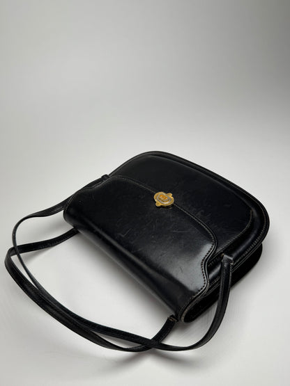 Vintage Gucci Leather Bag Black