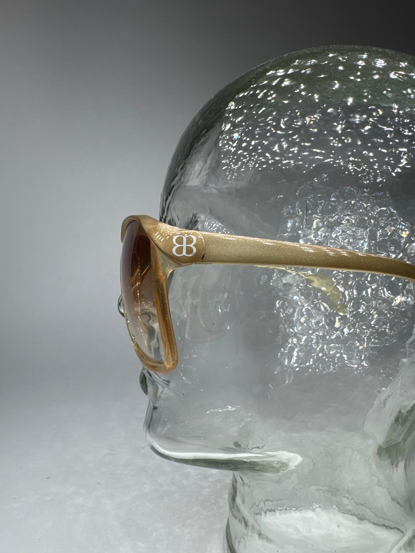 Vintage Balenciaga Oversized Sunglasses Golden