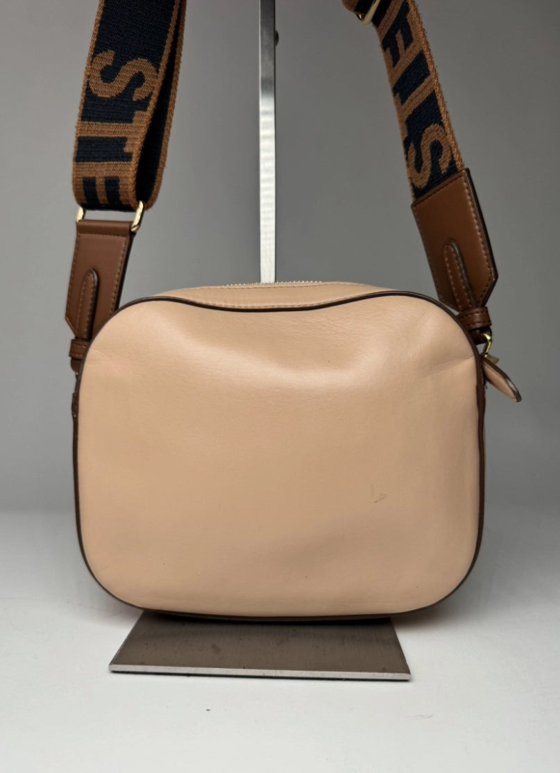 Vintage Stella Mc Cartney Vegan Leather Logo Bag rose