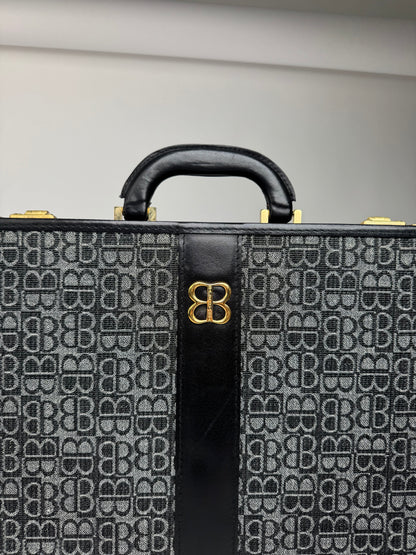 Vintage 70s Balenciaga Monogram Suitcase