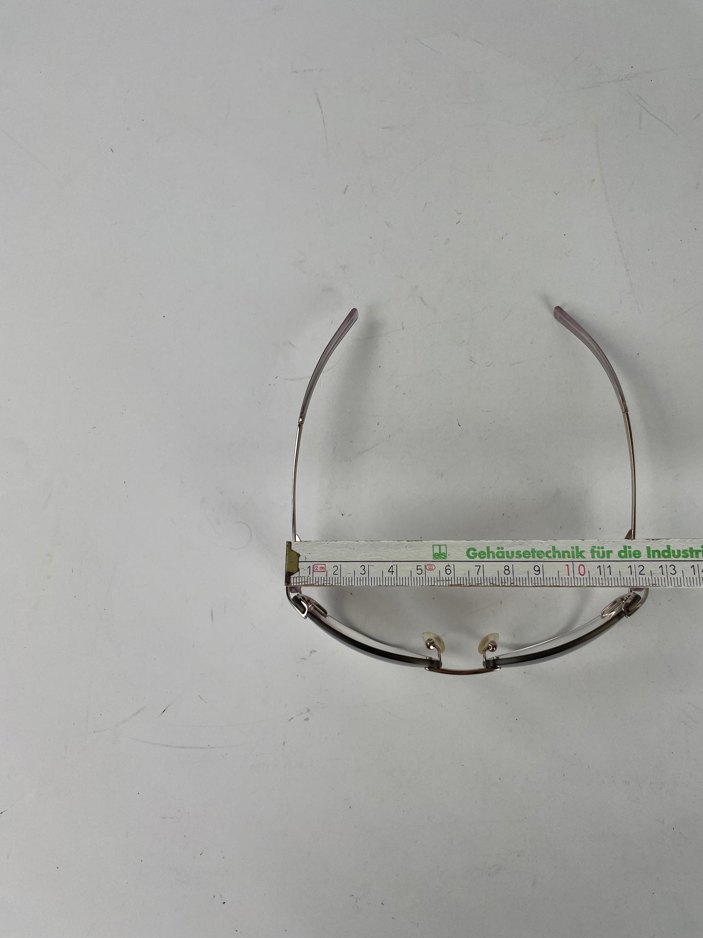 Vintage Loewe Madrid Frameless Sunglasses purple silver