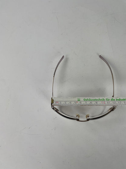 Vintage Loewe Madrid Frameless Sunglasses purple silver