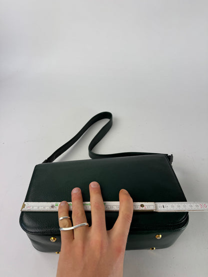 Vintage Givenchy 4G Leather Bag green