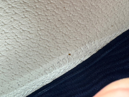 Vintage Gucci Monogram Leather Wallet White