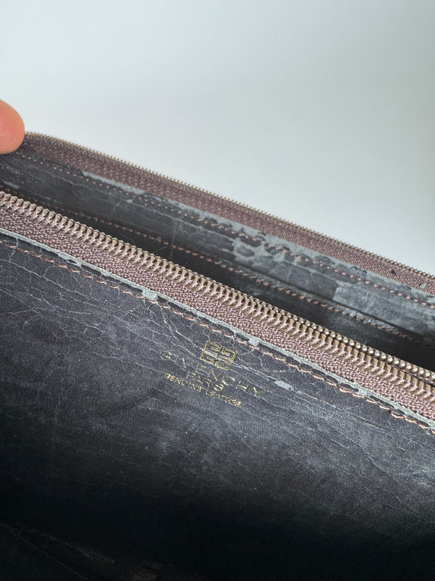 Vintage Givenchy Leather Wallet Brown