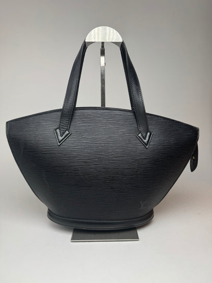 Vintage Louis Vuitton Saint Jacques Bag EPI Leather black