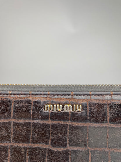 Vintage Miu Miu Leather Wallet Brown