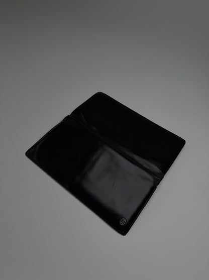 Vintage Cartier Patent Leather ID Holder Black