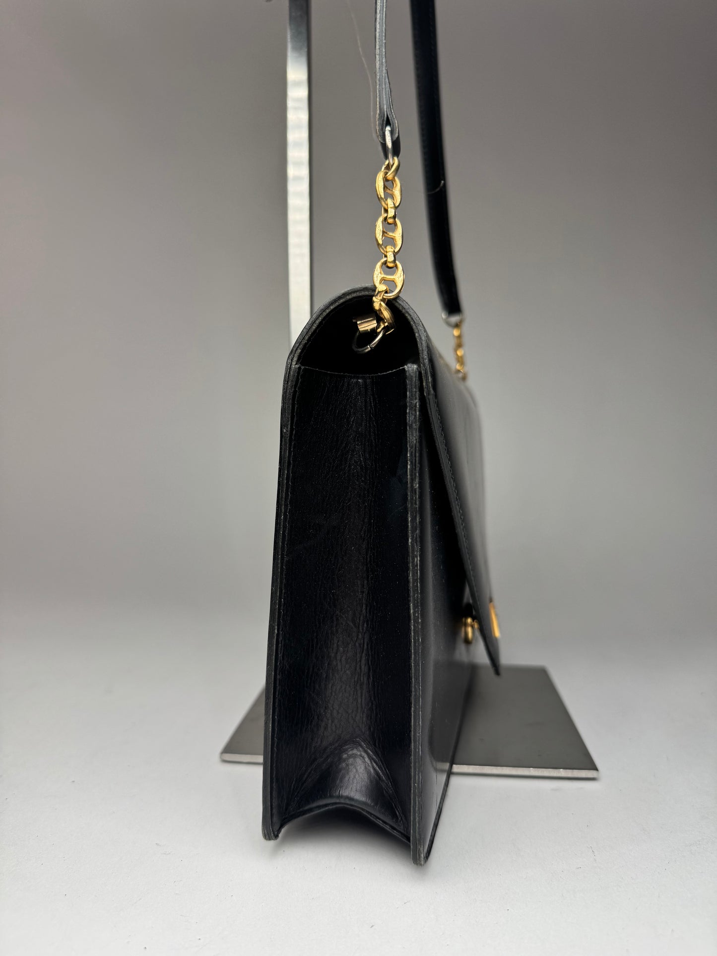 Vintage Balenciaga Patent Leather Shoulder bag black