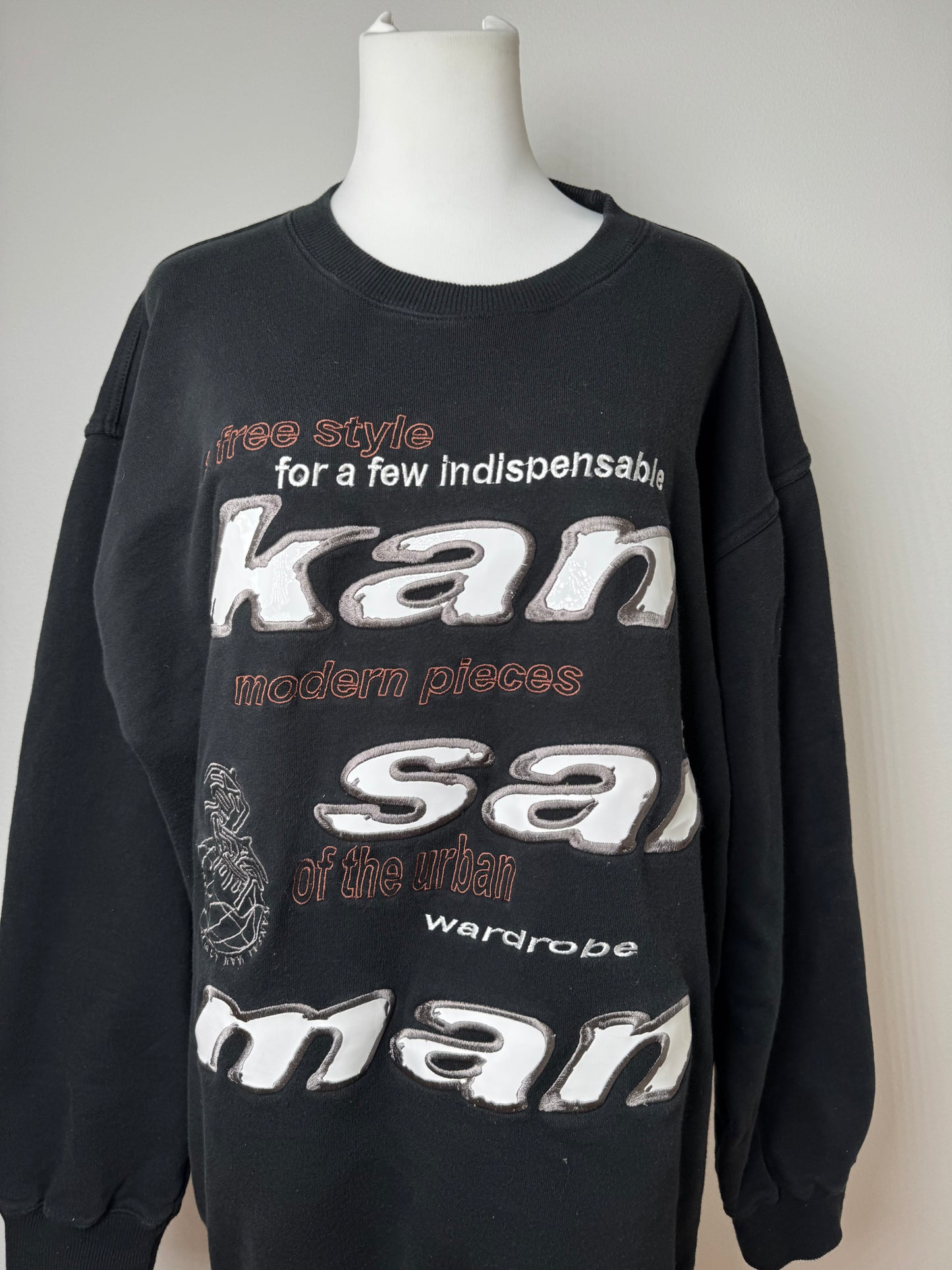 Vintage Kansai Yamamoto Crewneck Men’s Sweater Black L