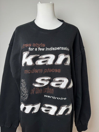 Vintage Kansai Yamamoto Crewneck Men’s Sweater Black L