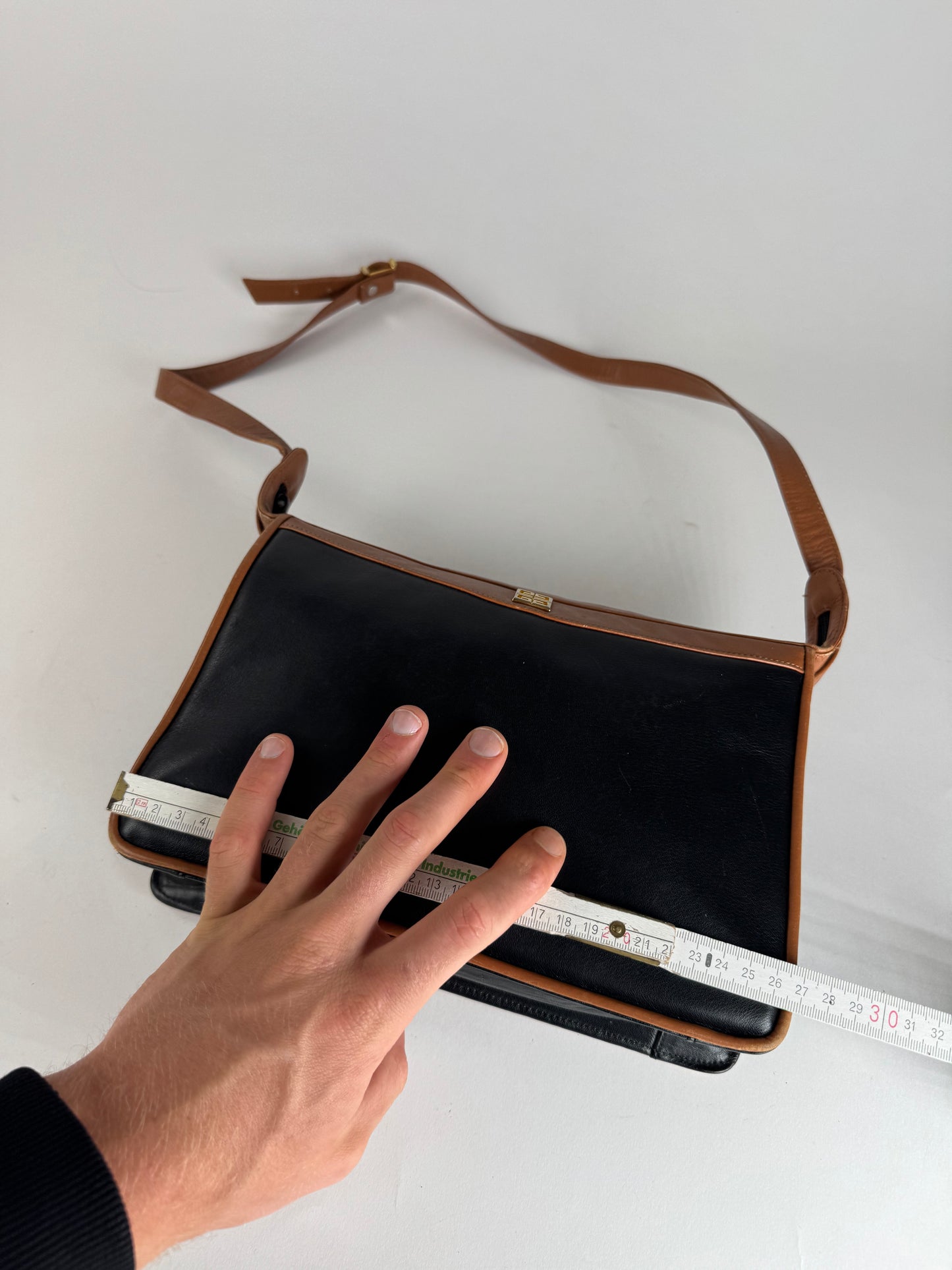 Vintage  Givenchy 4G leather Bag black brown