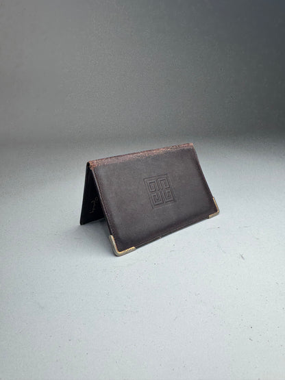Vintage Givenchy Leather Card Holder Brown