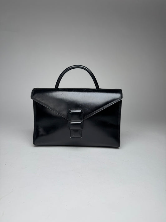 Vintage Loewe Madrid Puzzle Leather Bag black