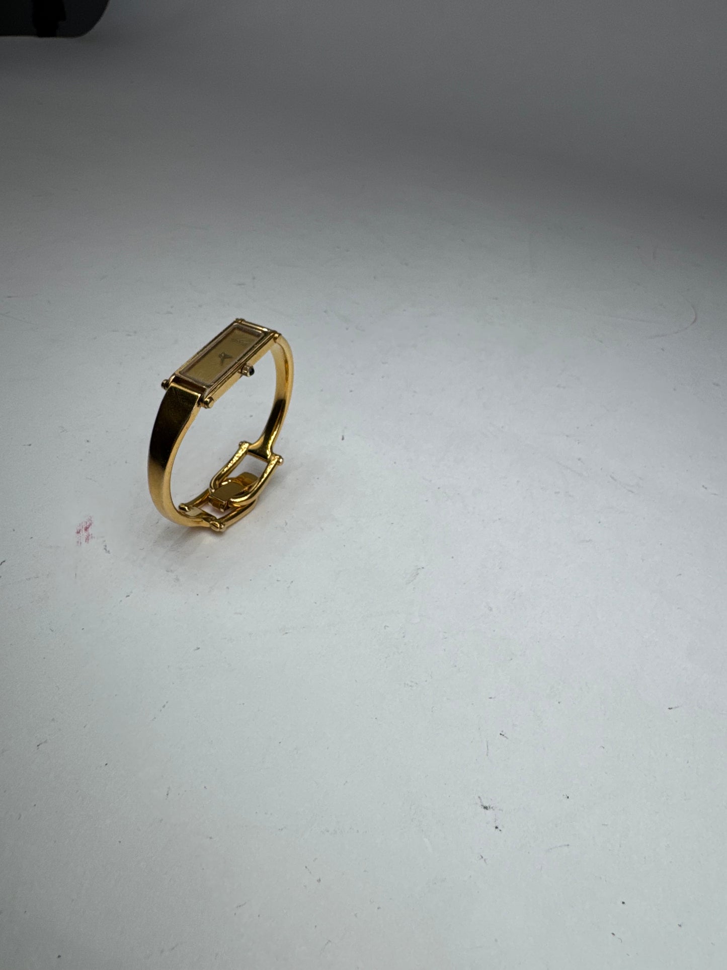 Vintage Gucci Horsebit Watch steel golden