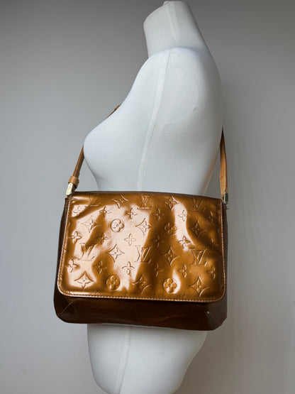 Vintage Louis Vuitton Vernis Leather Bag Brown