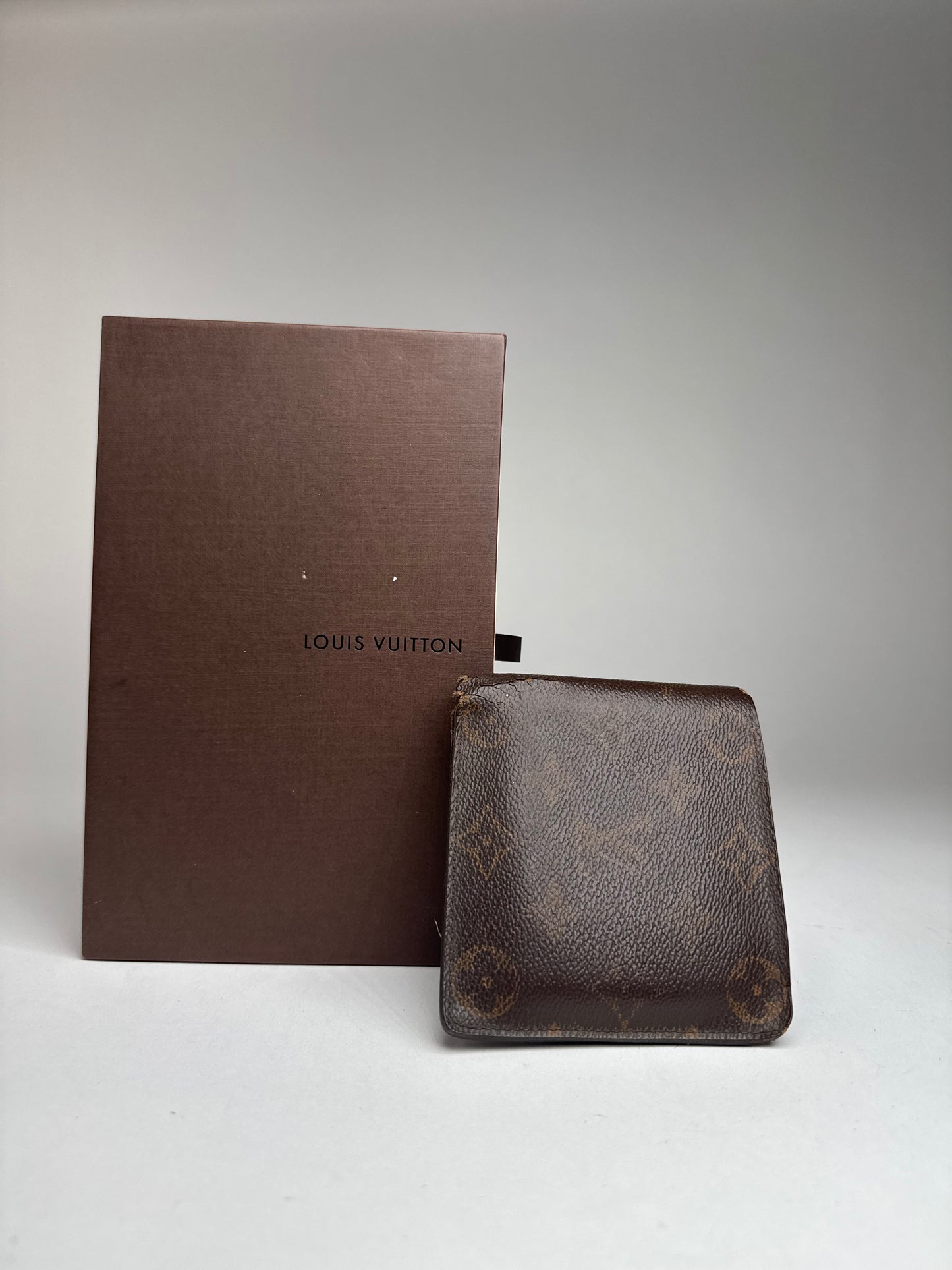 Vintage Louis Vuitton Monogram Foldable Wallet Brown