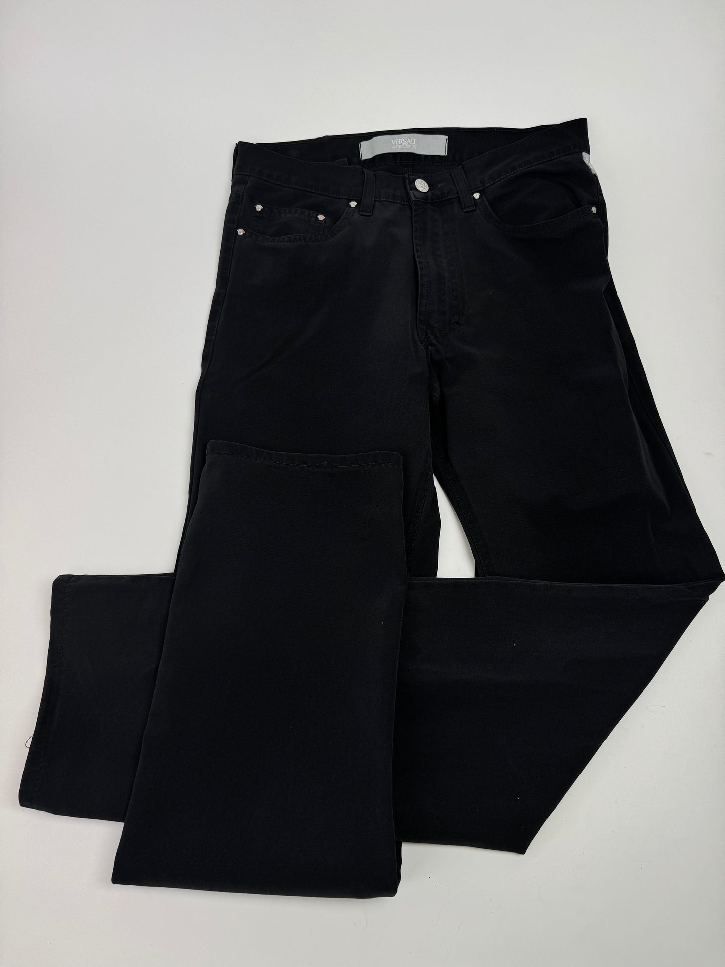 Vintage Versace Nylon Pants Black 48/M