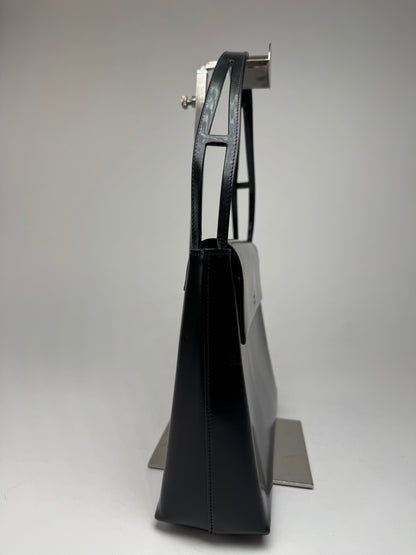 Vintage Givenchy 4G Patent Leather Bag Black