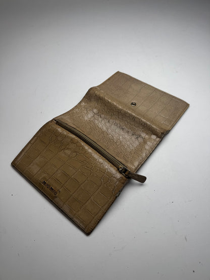 Vintage Miu Miu Leather Wallet beige