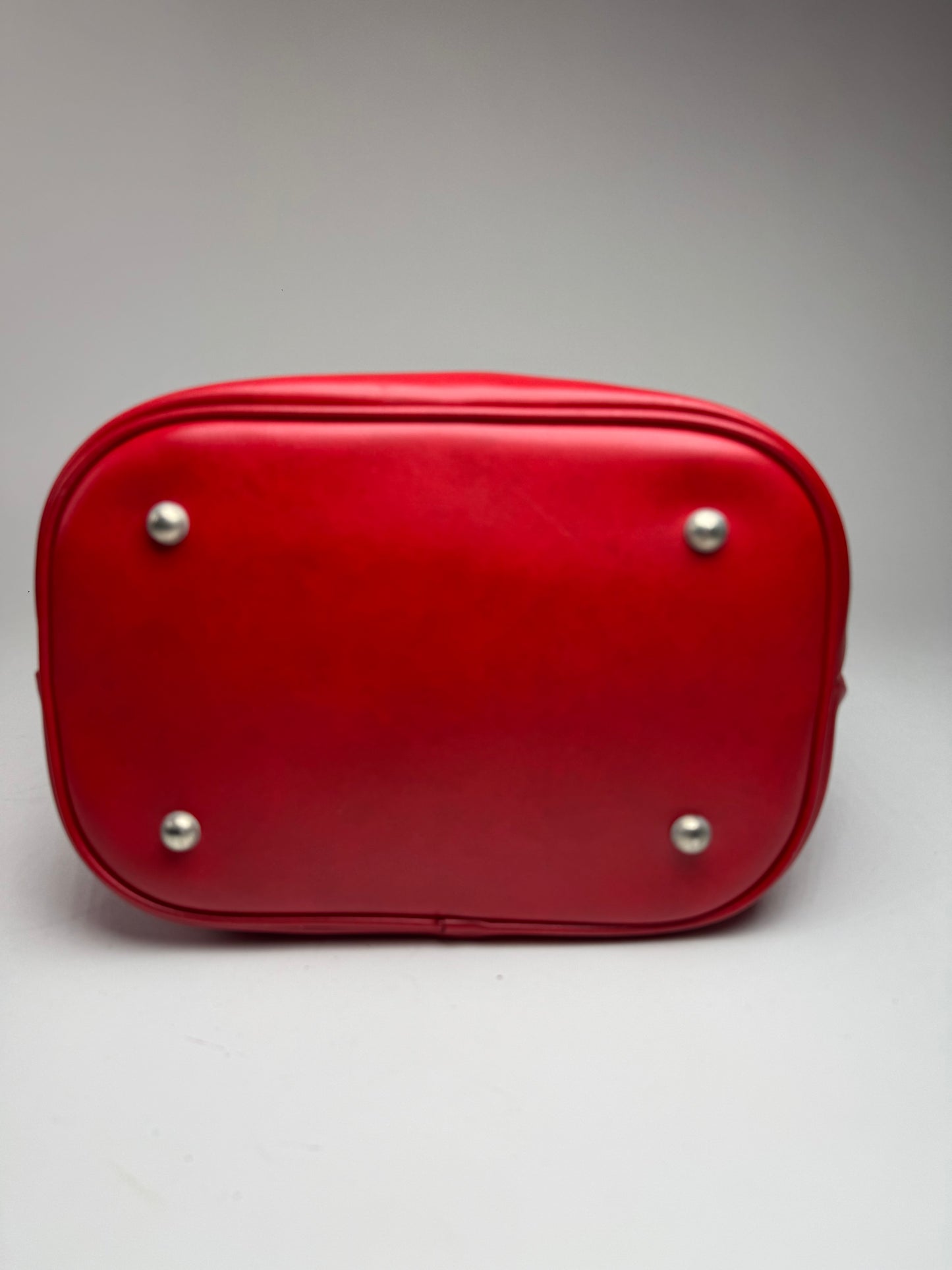 Vintage Comme Des Garçons Shoulder Bucket Bag Red