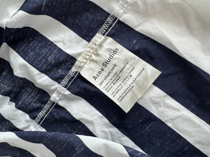 Acne Studios Summer Shirt White Navy Striped 52/L
