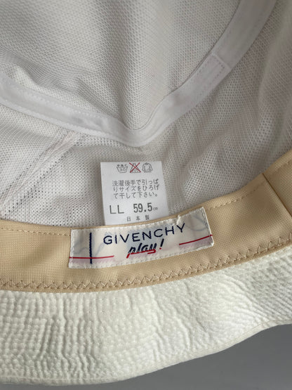 Vintage Givenchy Canvas Bucket Hat Unisex White