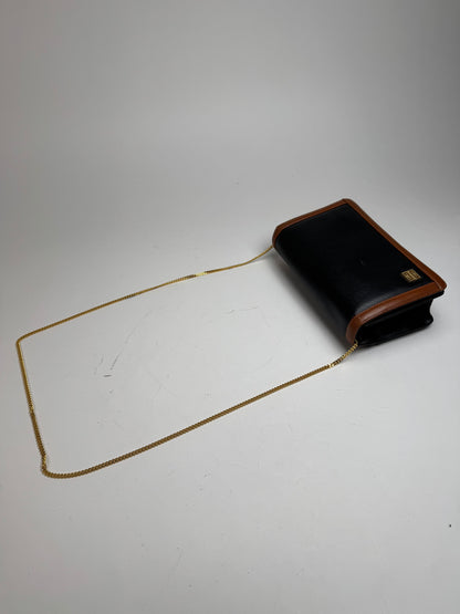 Vintage Givenchy 4G Leather Bag Black Brown