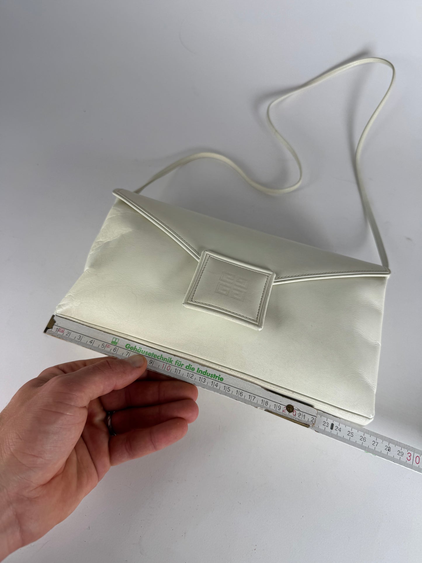 Vintage Givenchy 4G leather Bag White