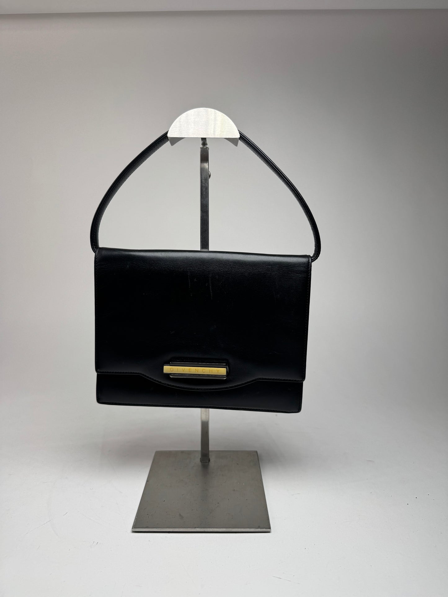 Vintage  Givenchy Whip Leather Bag Black