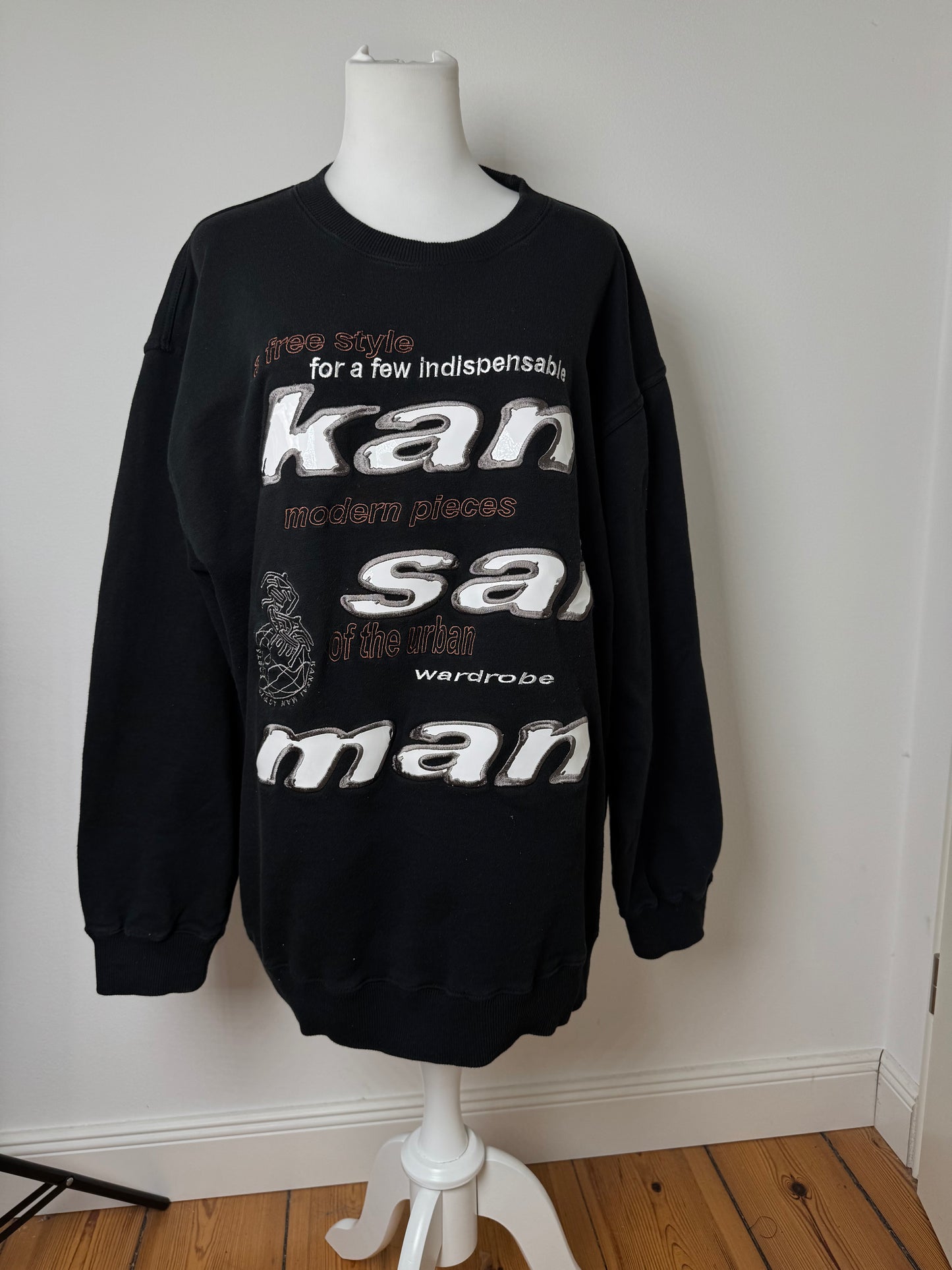 Vintage Kansai Yamamoto Crewneck Men’s Sweater Black L