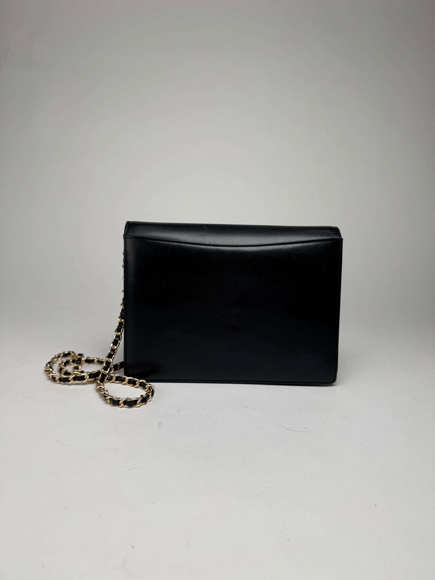 Vintage Givenchy Whip Bag Leather Black