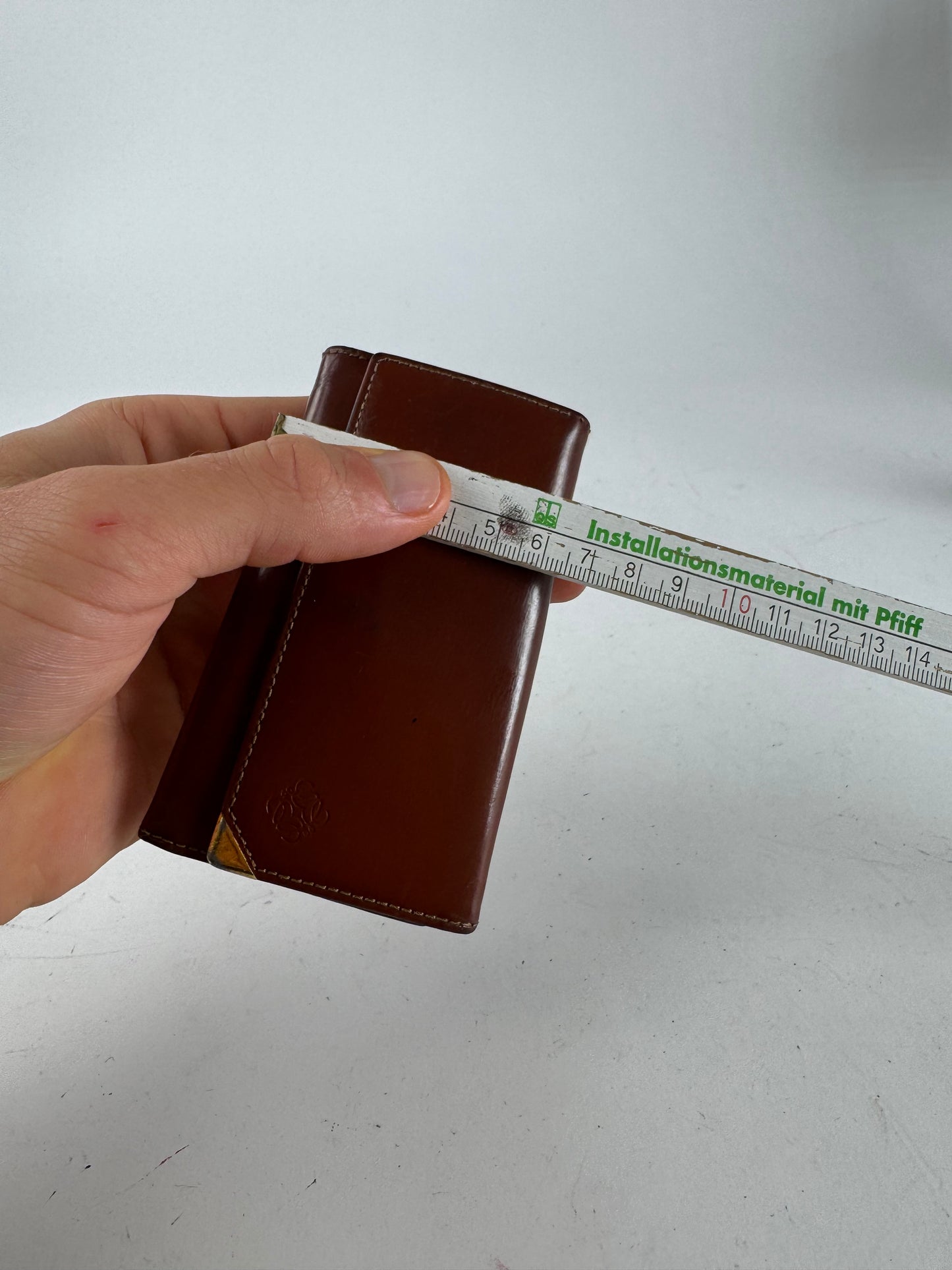 Vintage Loewe Madrid Leather Key Holder Brown