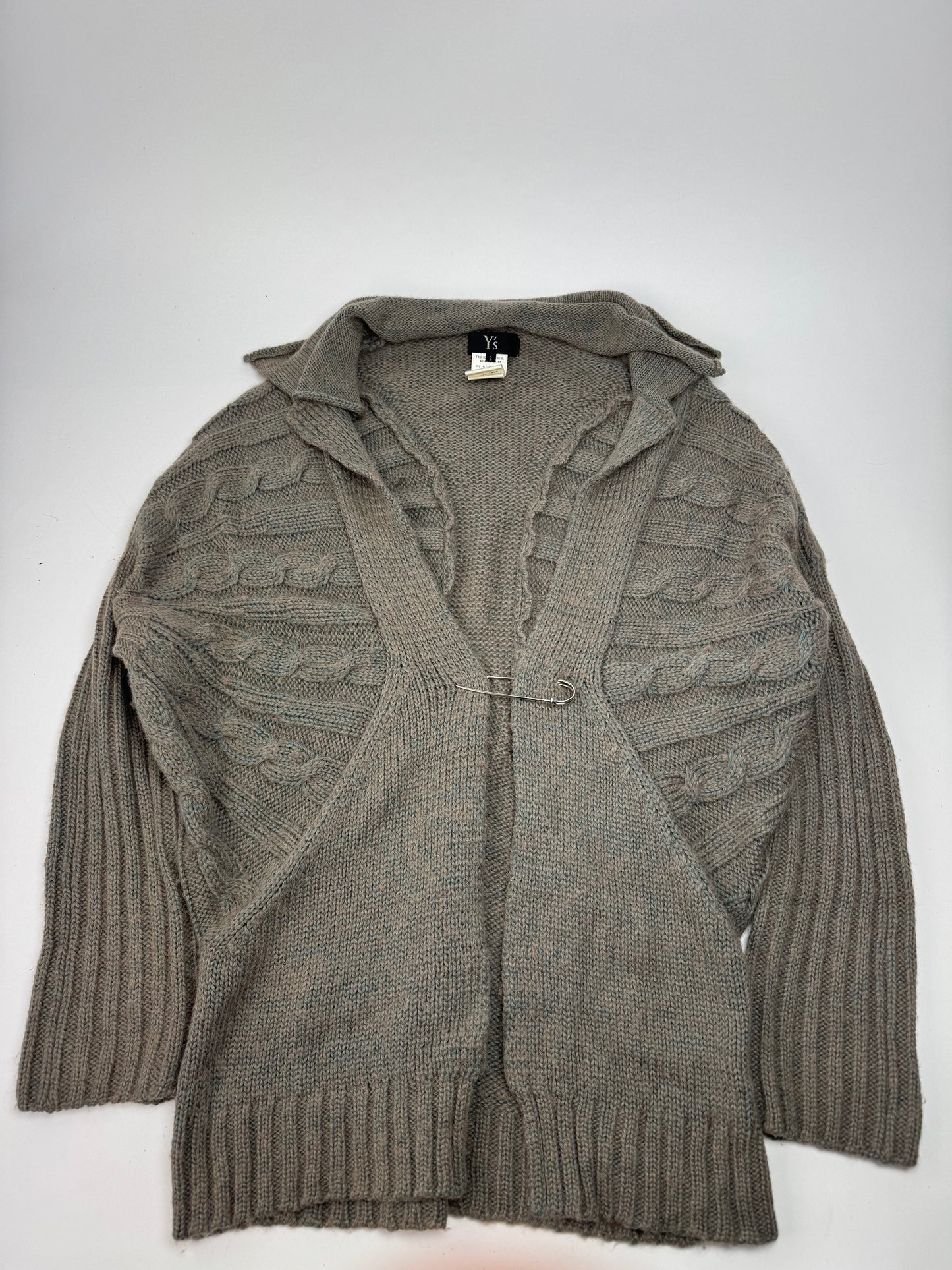 Vintage Yohji Yamamoto Wool Coat Gray 38/M