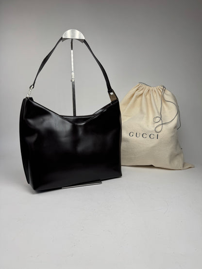 Vintage Gucci Leather Bag Purple