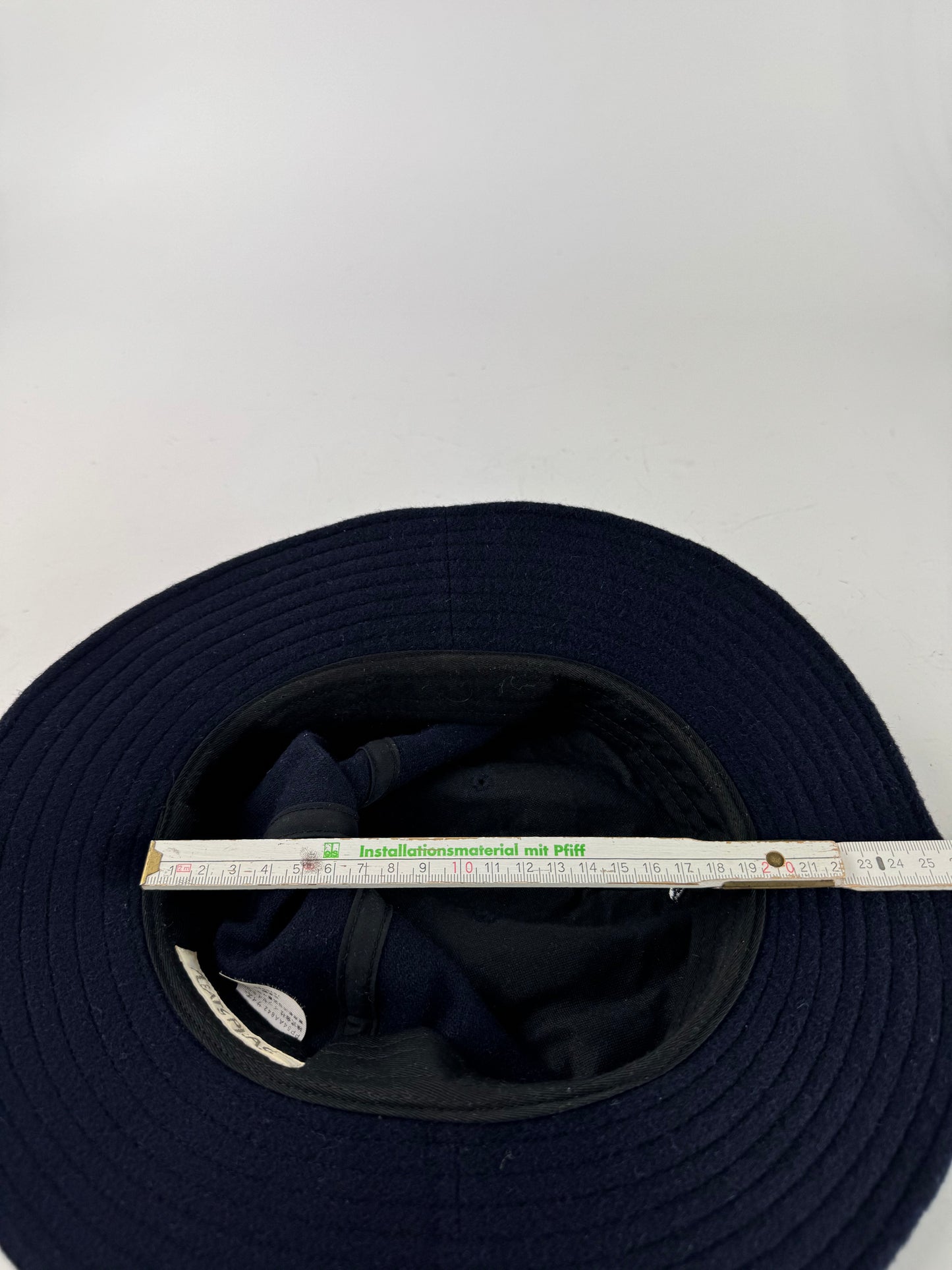 Vintage Pleats Please Wool Hat Marine