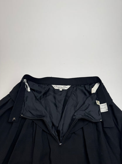 Vintage Dior Wool Skirt black M