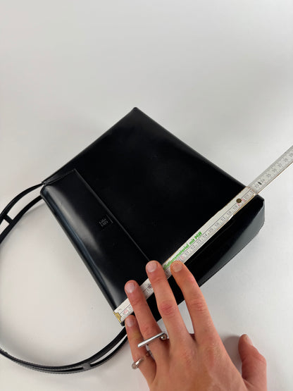 Vintage Givenchy 4G Patent Leather Bag Black