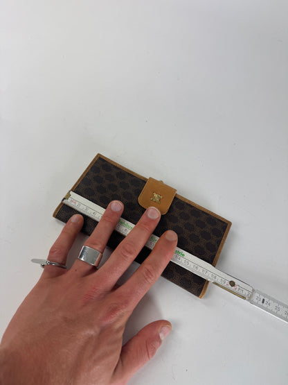 Vintage Celine Paris Triomphe Wallet Brown