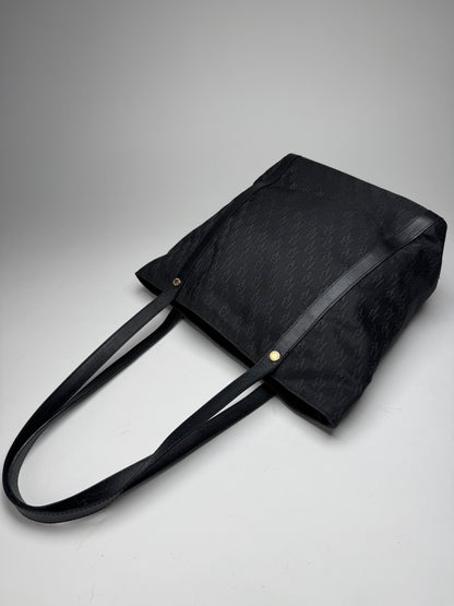 Vintage Bottega Veneta Monogramm Canvas Shopper