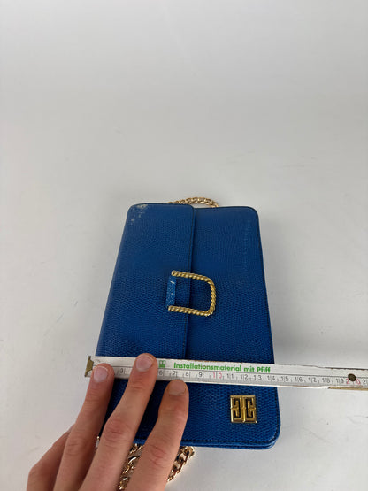 Vintage Givenchy 4G leather Bag Blue