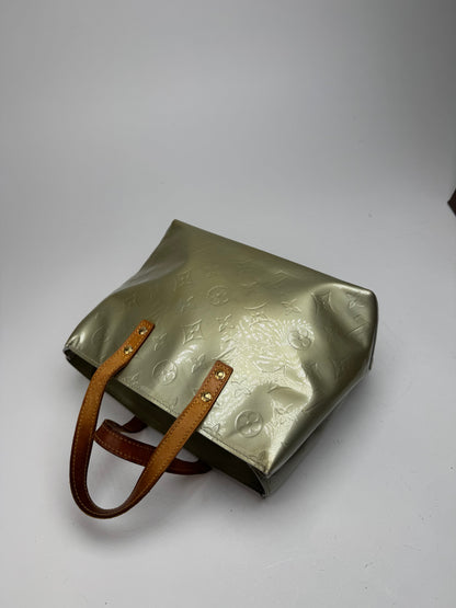 Vintage Louis Vuitton Vernis Leather Shopper Bag Blue Silver