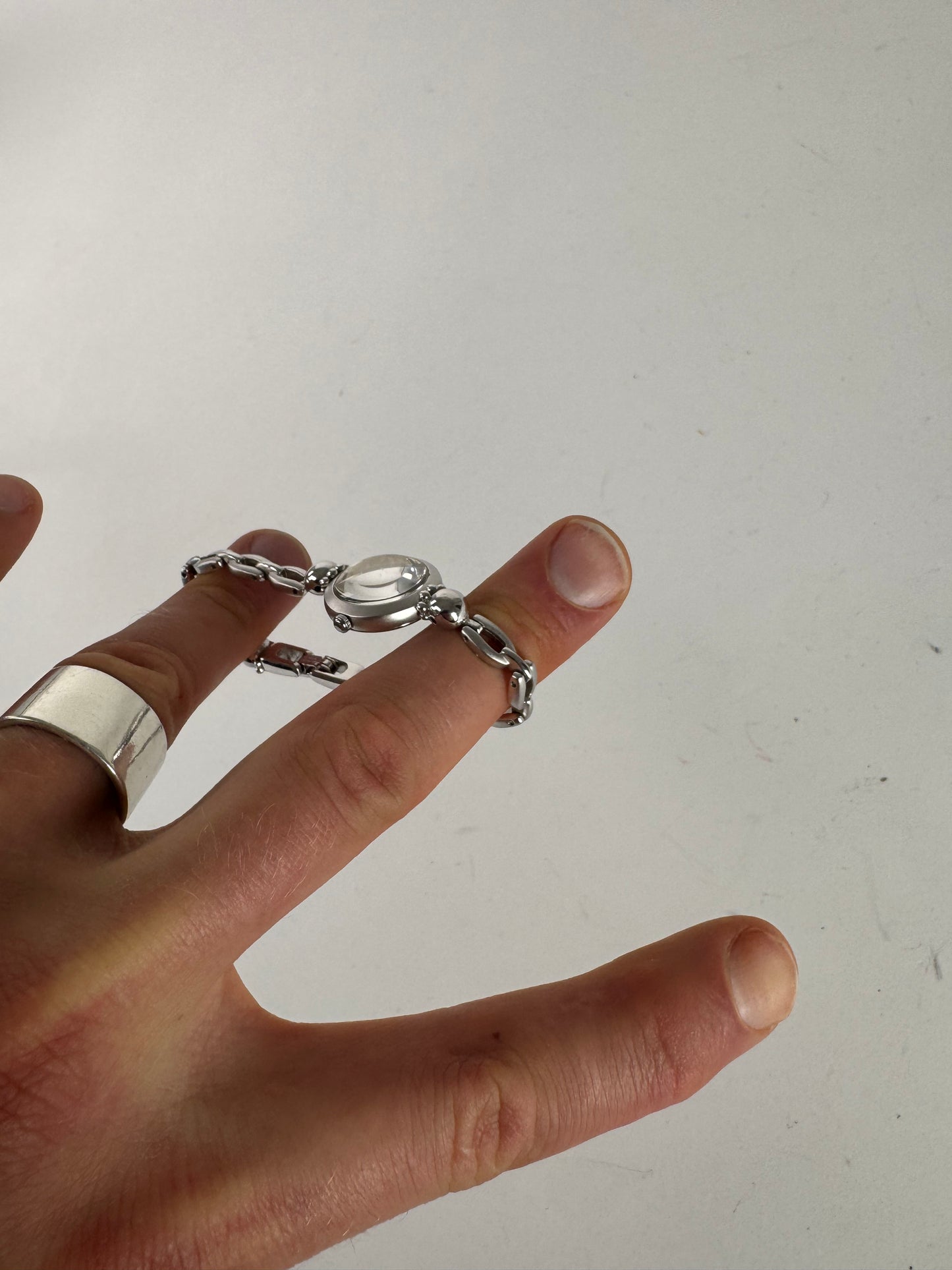 Montre Courreges Vintage Acier Argent