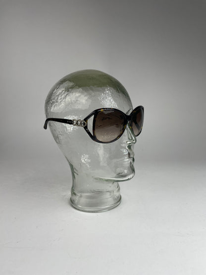 Vintage Loewe Madrid Oversized Sunglasses Brown