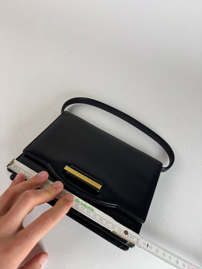 Vintage  Givenchy Whip Leather Bag Black