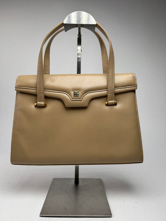 Vintage Givenchy 4G Leather Bag Brown